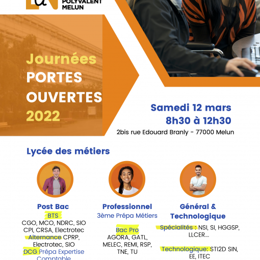 affiche de la journée portes ouvertes